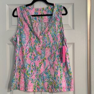 Lilly Pulitzer Unicorn of the Sea V-Neck Tank